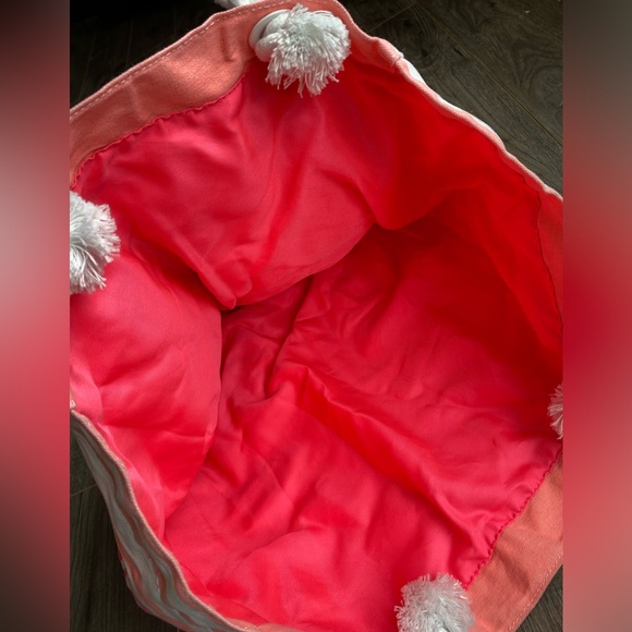 Victoria’s Secret pink, white and black beach bag tote - Picture 7 of 11